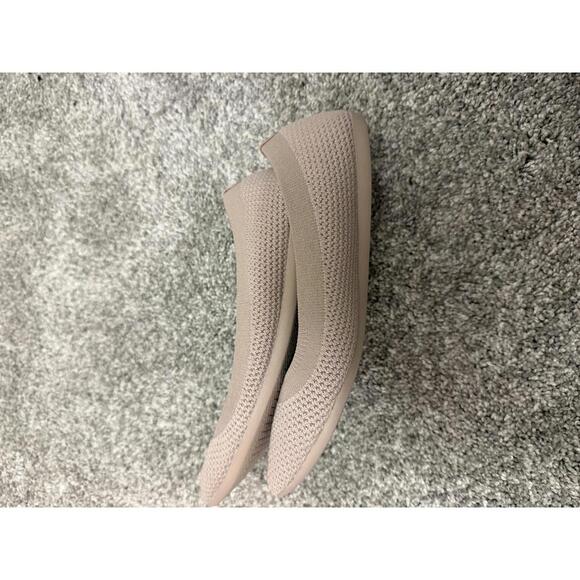 Allbirds Tree Breezers Women's Beige Knit Flats Size 7 - Picture 5 of 7